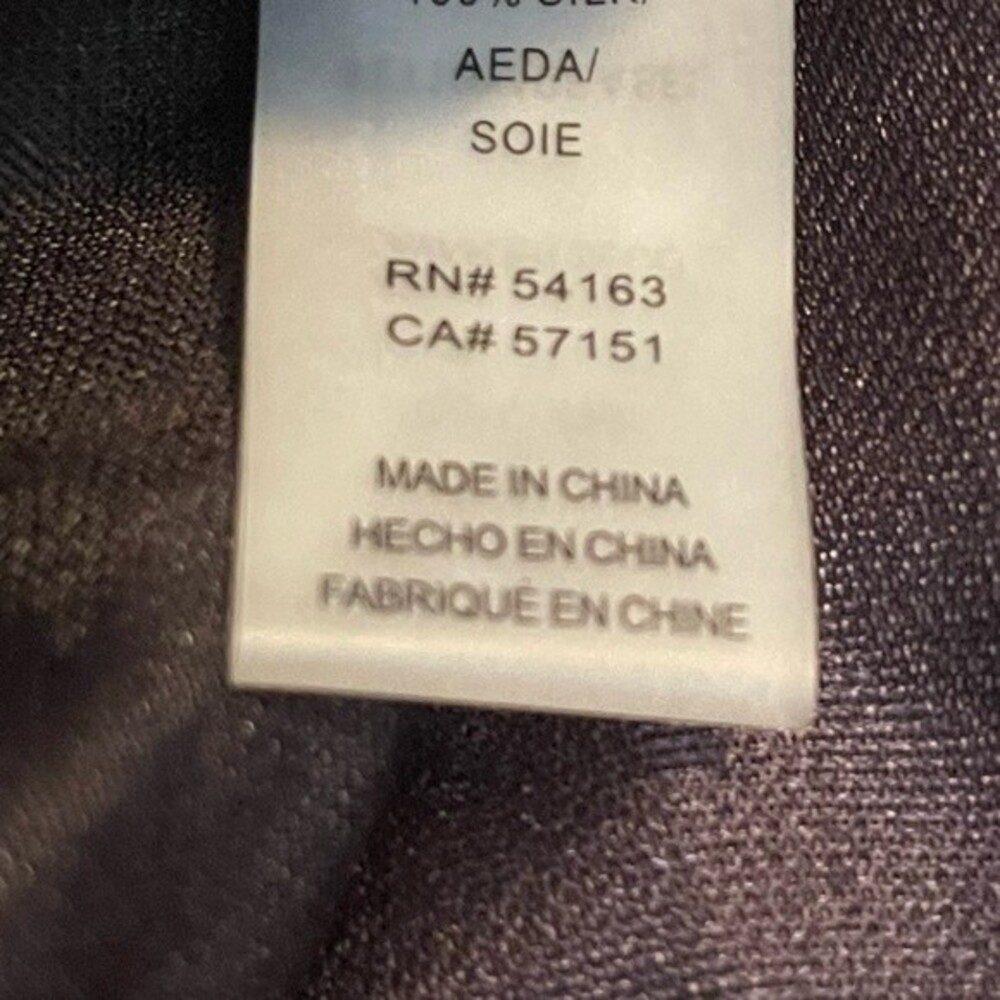 Calvin Klein Python Print Scarf. 100% Silk. Black… - image 8